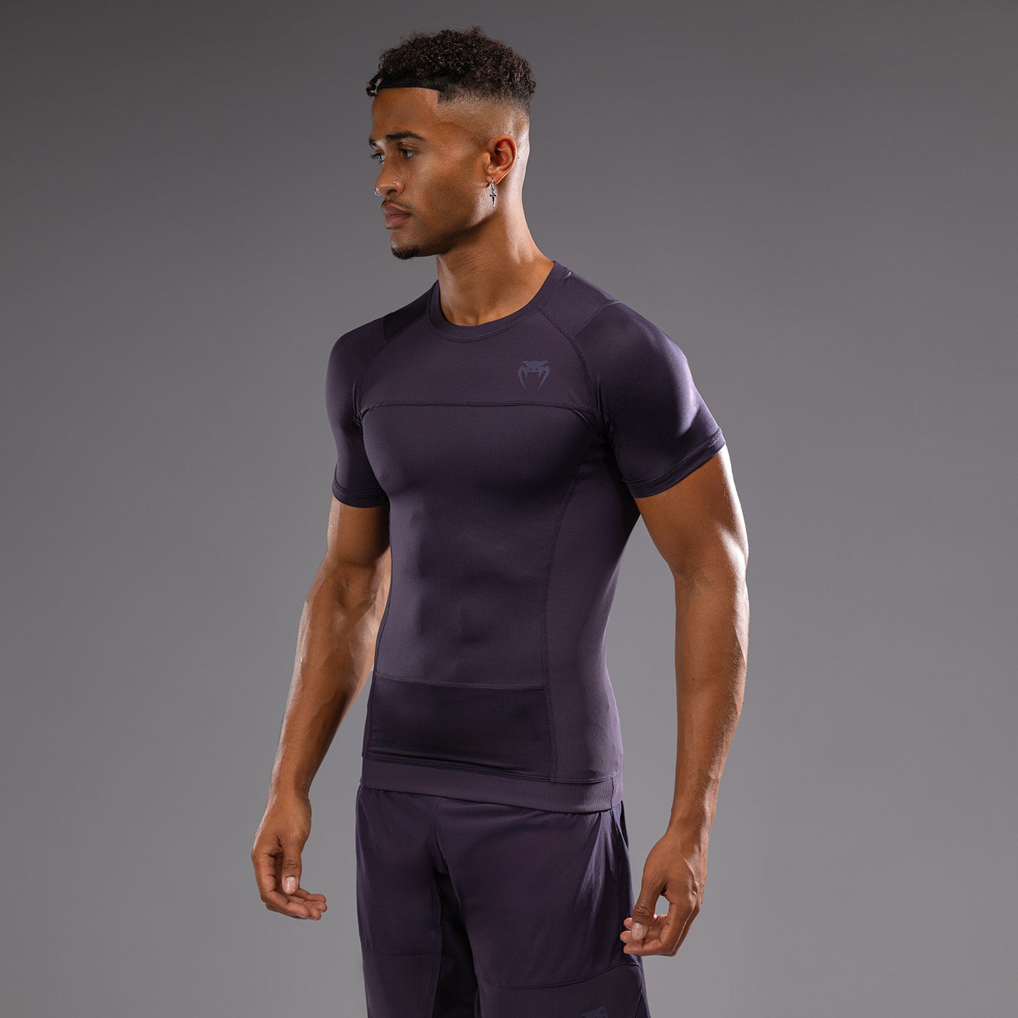 Venum G-Fit Air Rashguard a maniche Corte - Viola Scuro