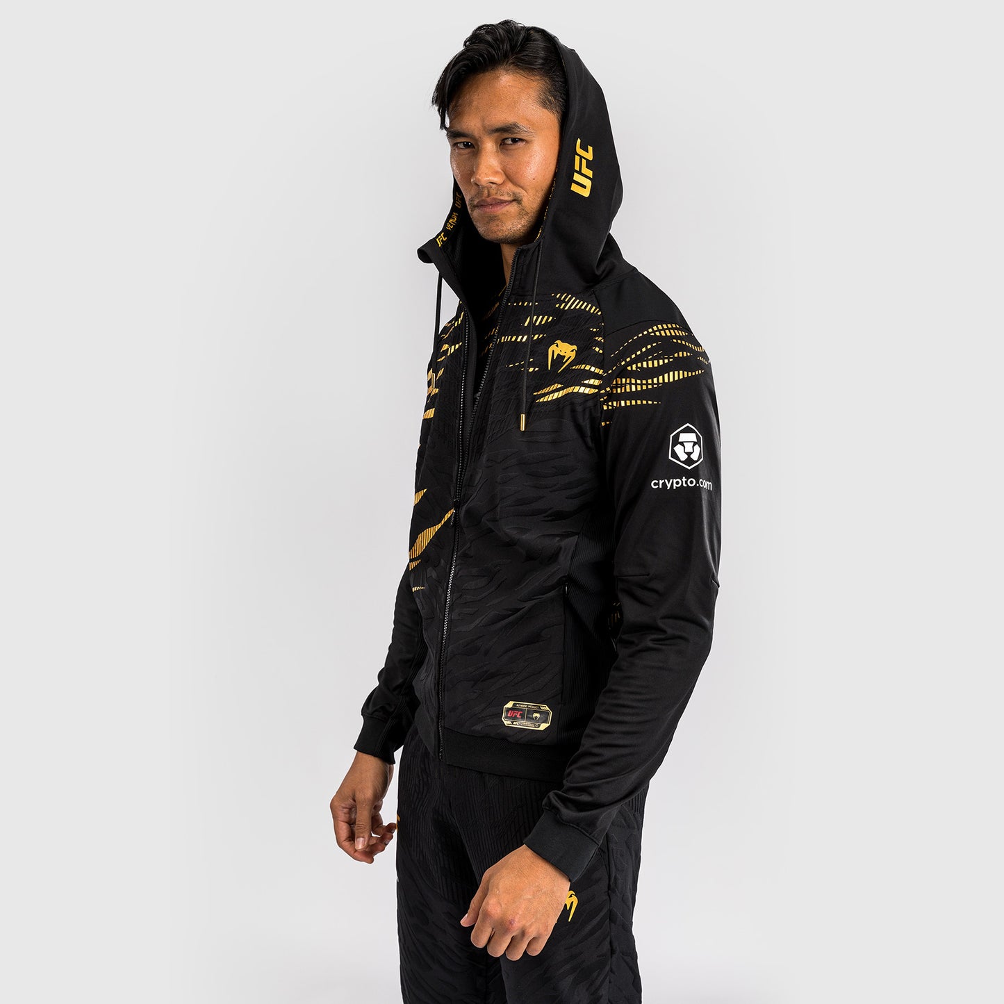 UFC Fusion by Venum Personalizzati Authentic Fight Night Felpa con Cappuccio per Uomo - Campione