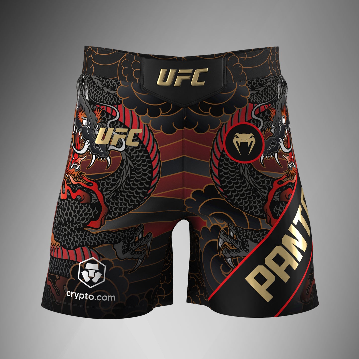 UFC Unrivaled by Venum Uomo Alexandre Pantoja Short Fit Fight Short - Rosso
