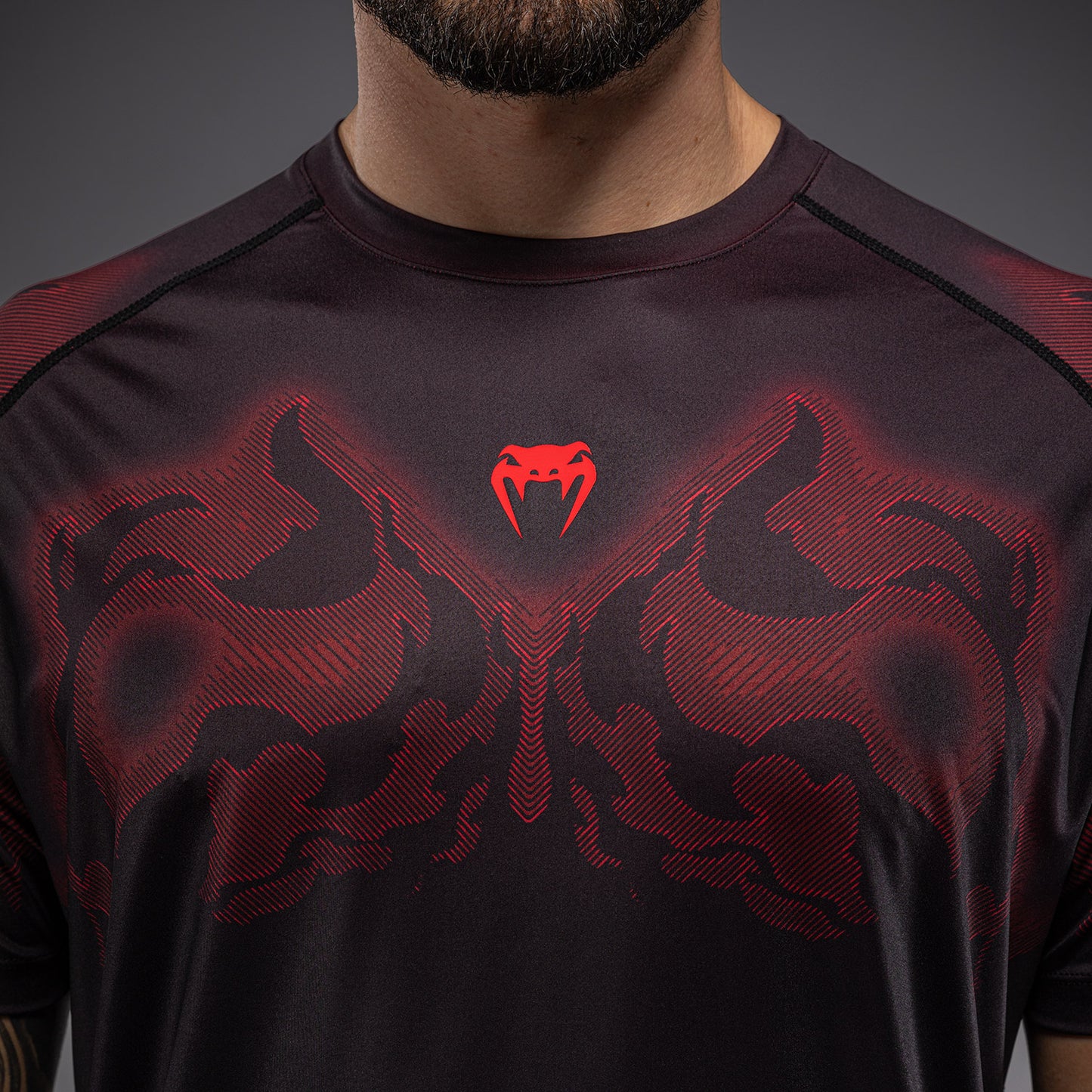 Venum Spectre Maglietta Dry Tech – Nero/Rosso