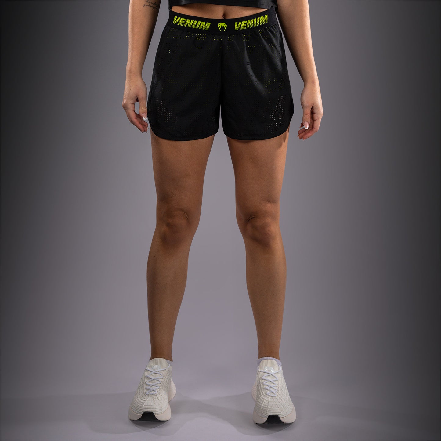 Venum Lazer Pantaloncini da Allenamento Donna - Nero/Giallo