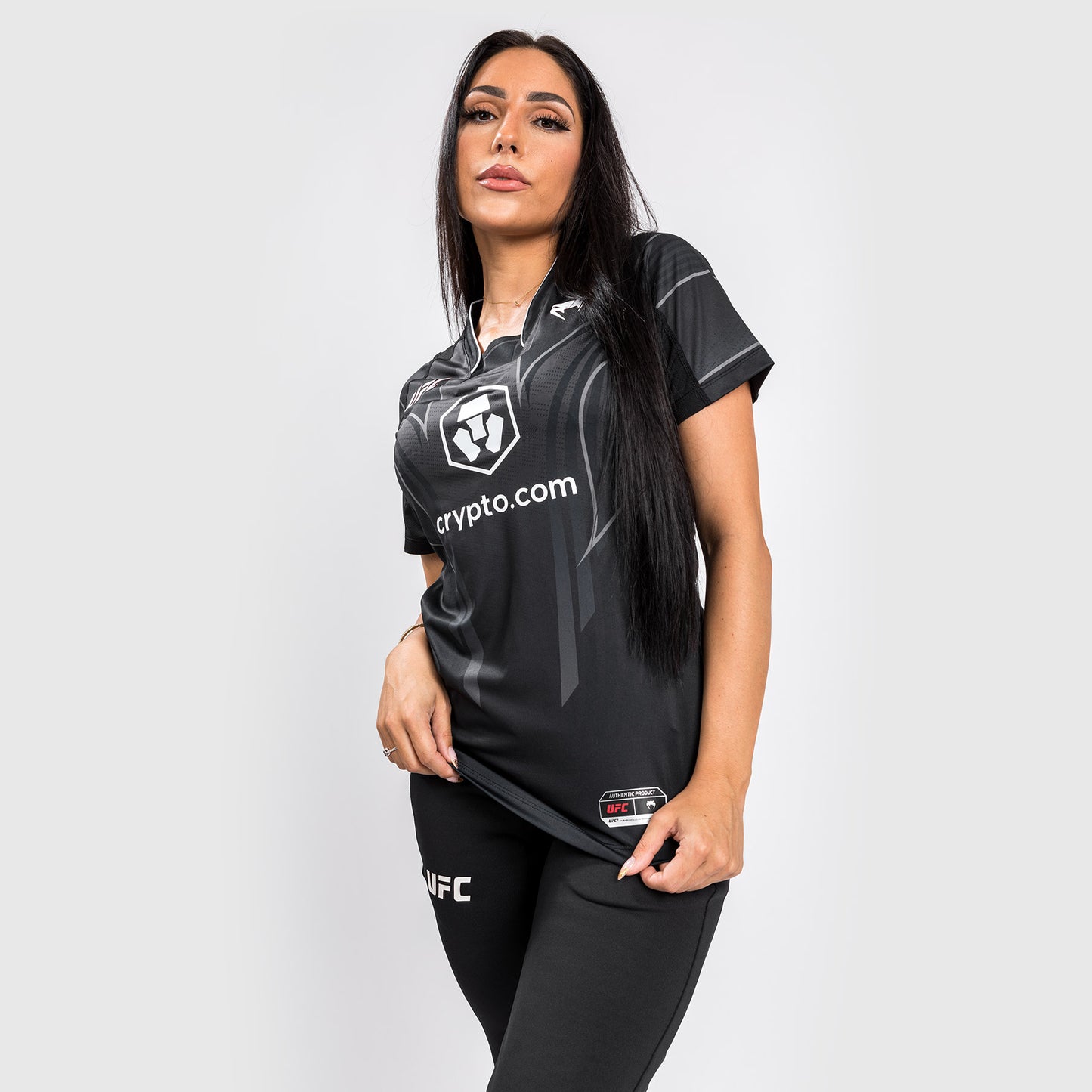 Maglia UFC Venum Authentic Fight Night 2.0 da donna - Bianco