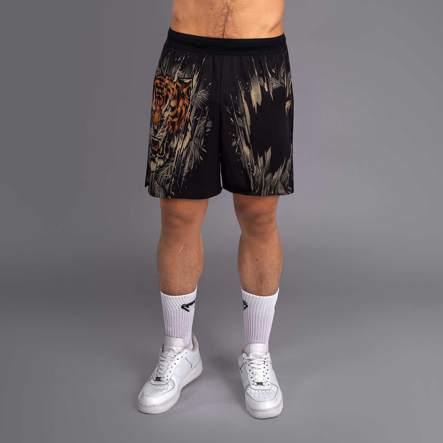 Venum Tiger Pantaloni da Allenamento Uomo - Nero/Arancione Neon