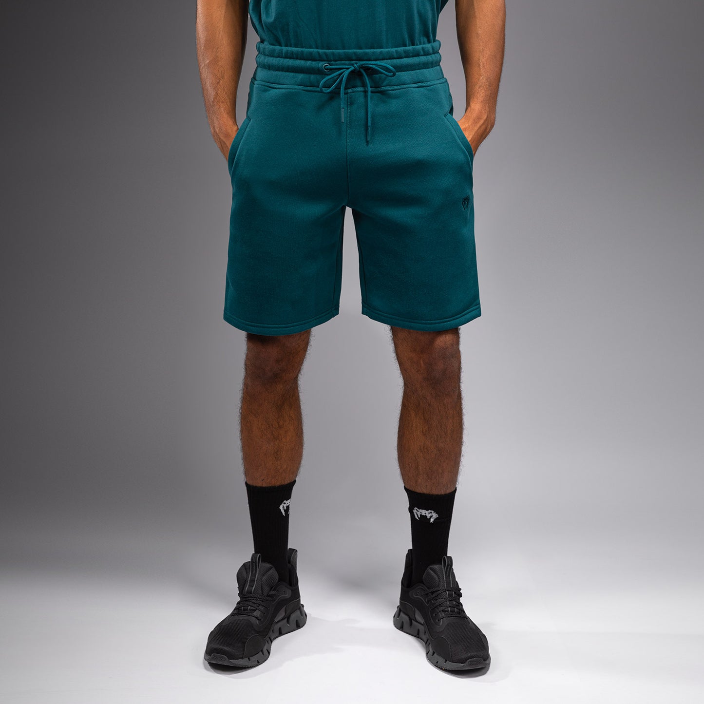 Venum Silent Power Pantaloni Corti in Cotone - Paon Green