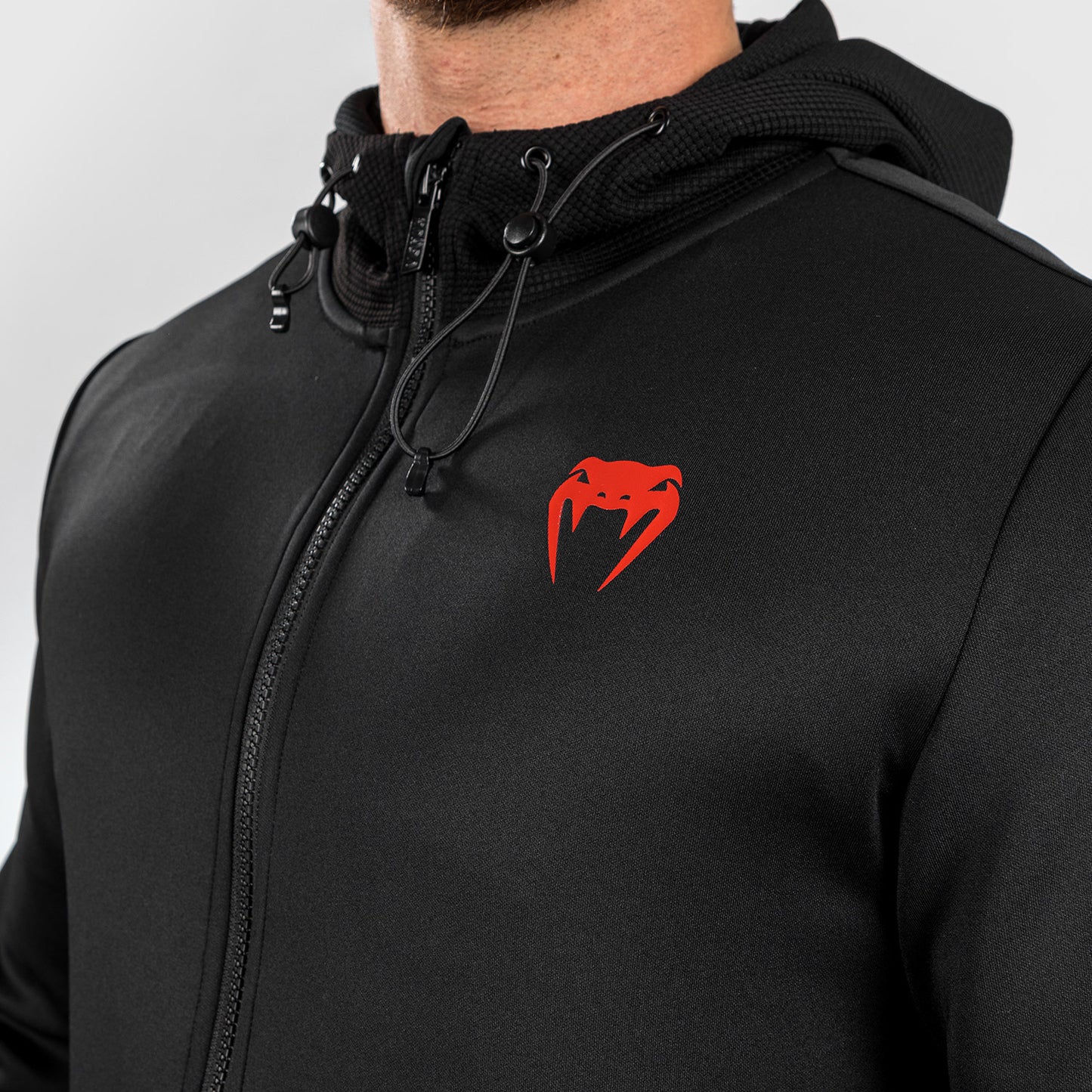 UFC Adrenaline by Venum Fight Week Felpa con cappuccio e zip da Uomo - Nero