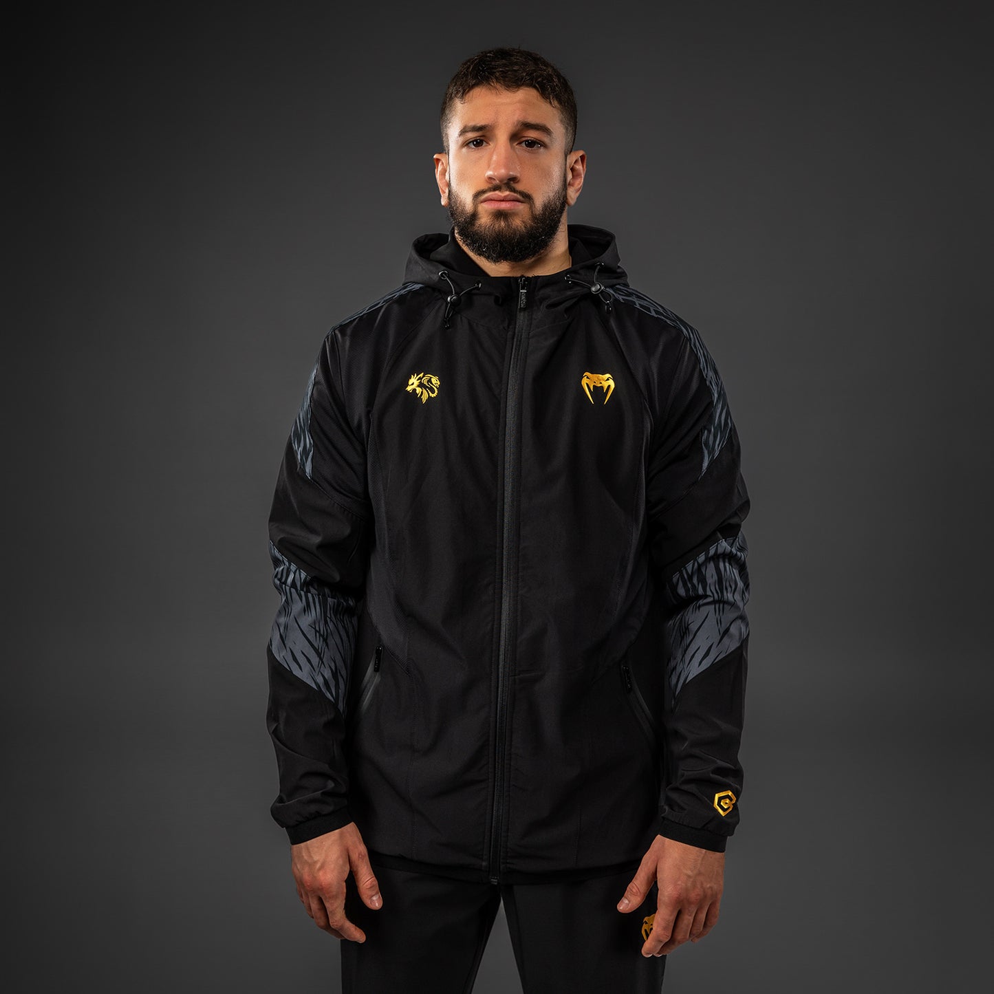 Venum x Chimaev Giacca Tuta - Nero/Grigio