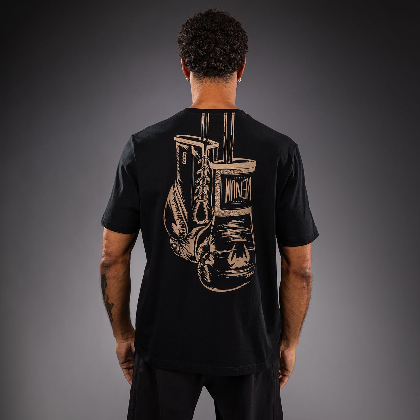 Venum Fight Icon T-shirt in Cotone - Nero