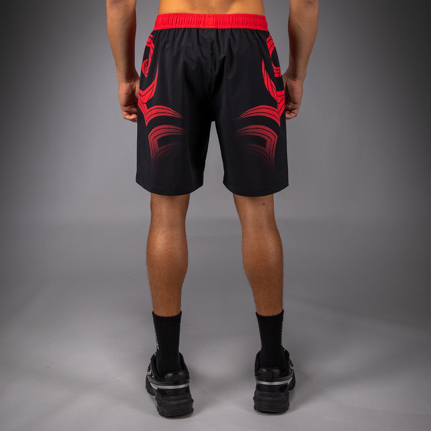 Venum x Mike Tyson Tiger Training Pantaloncini da allenamento - Nero profondo/Rosso intenso