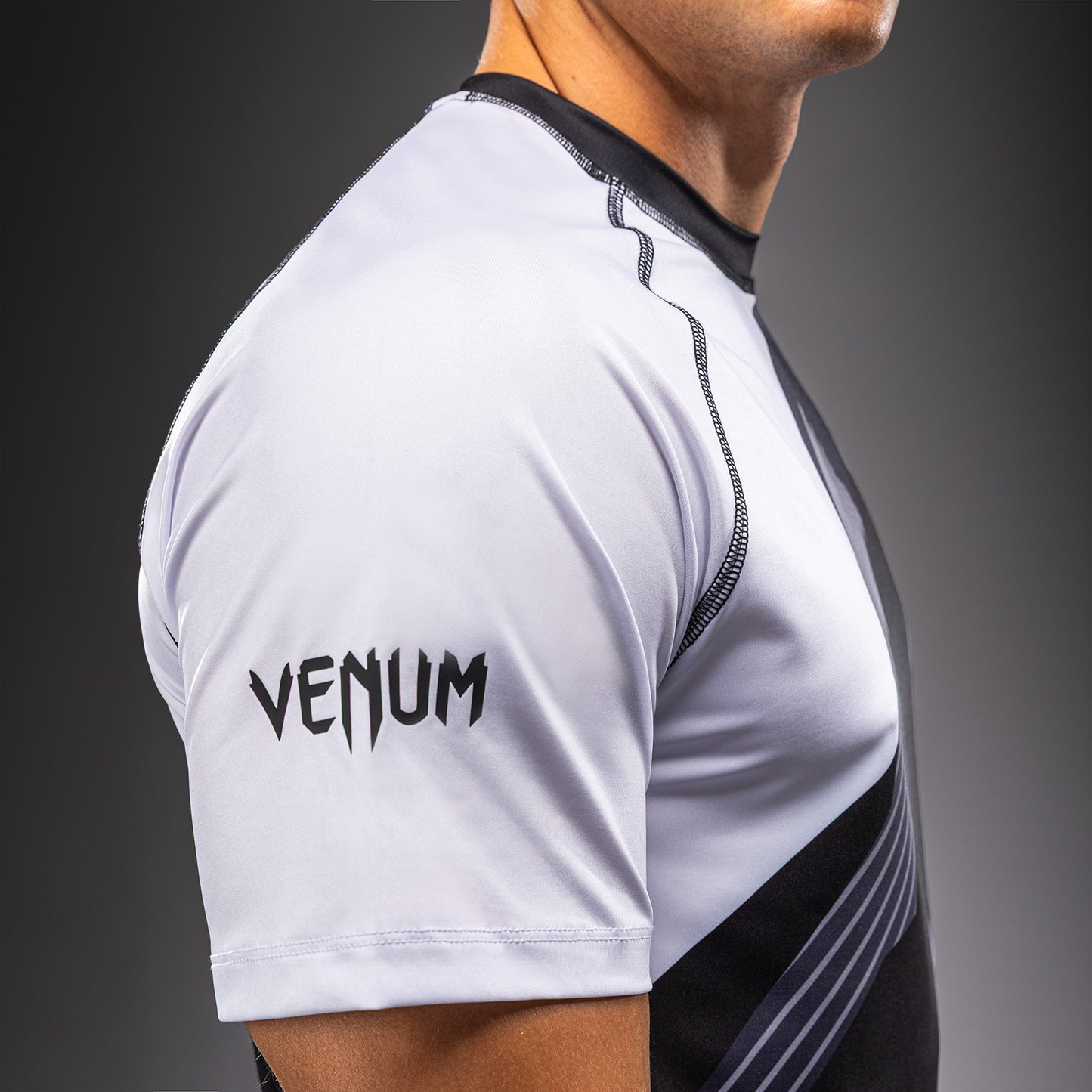 Venum No-Gi 6.0 Maglietta Dry Tech - Nero/Bianco
