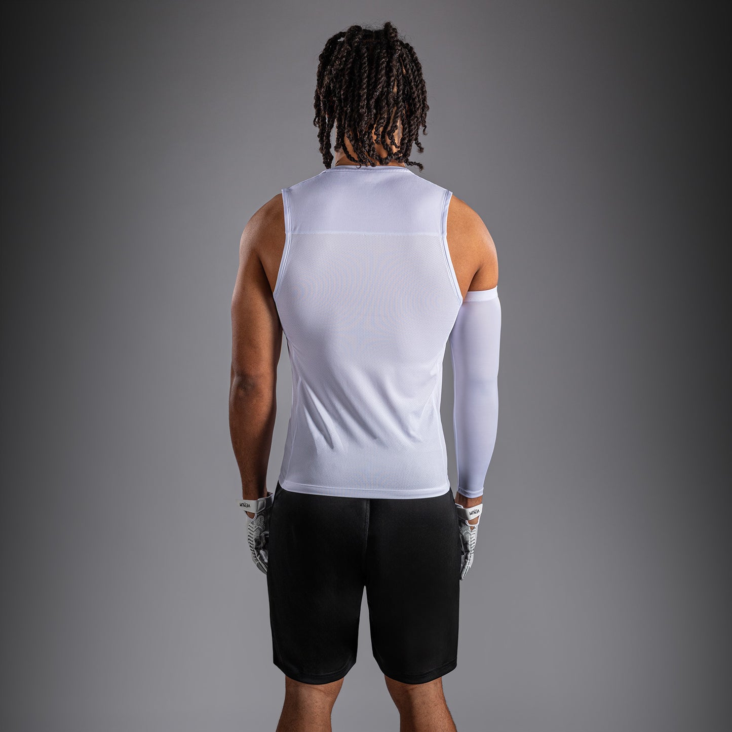 Venum Elite Football Maglietta a Compressione Senza Maniche - Bianco