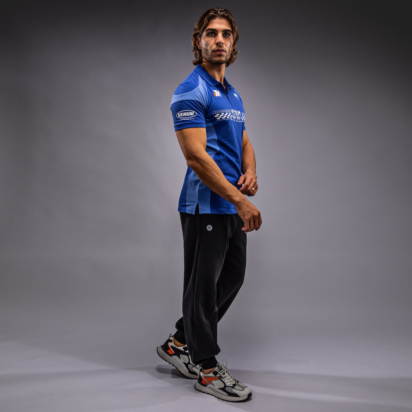 Venum Motorsport Polo in Cotone - Blu Royal