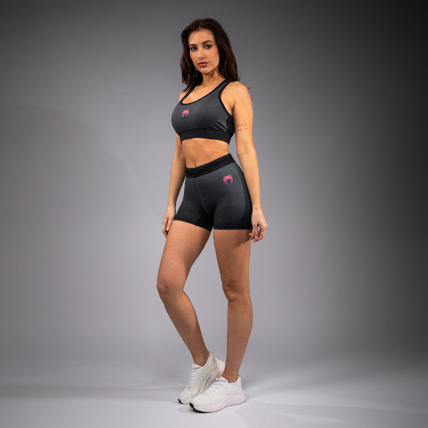 Venum Tactical XT Pantaloncini Vale Tudo donna - Nero/Grigio Tempesta