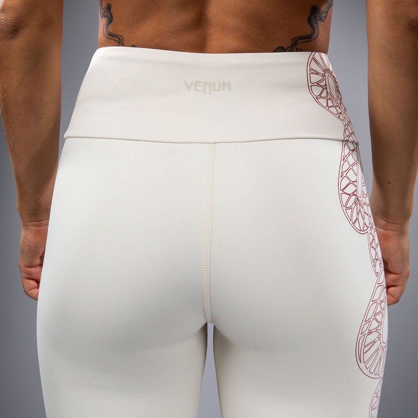 Venum Serpenti Leggings Donna – Avorio/Bordeaux