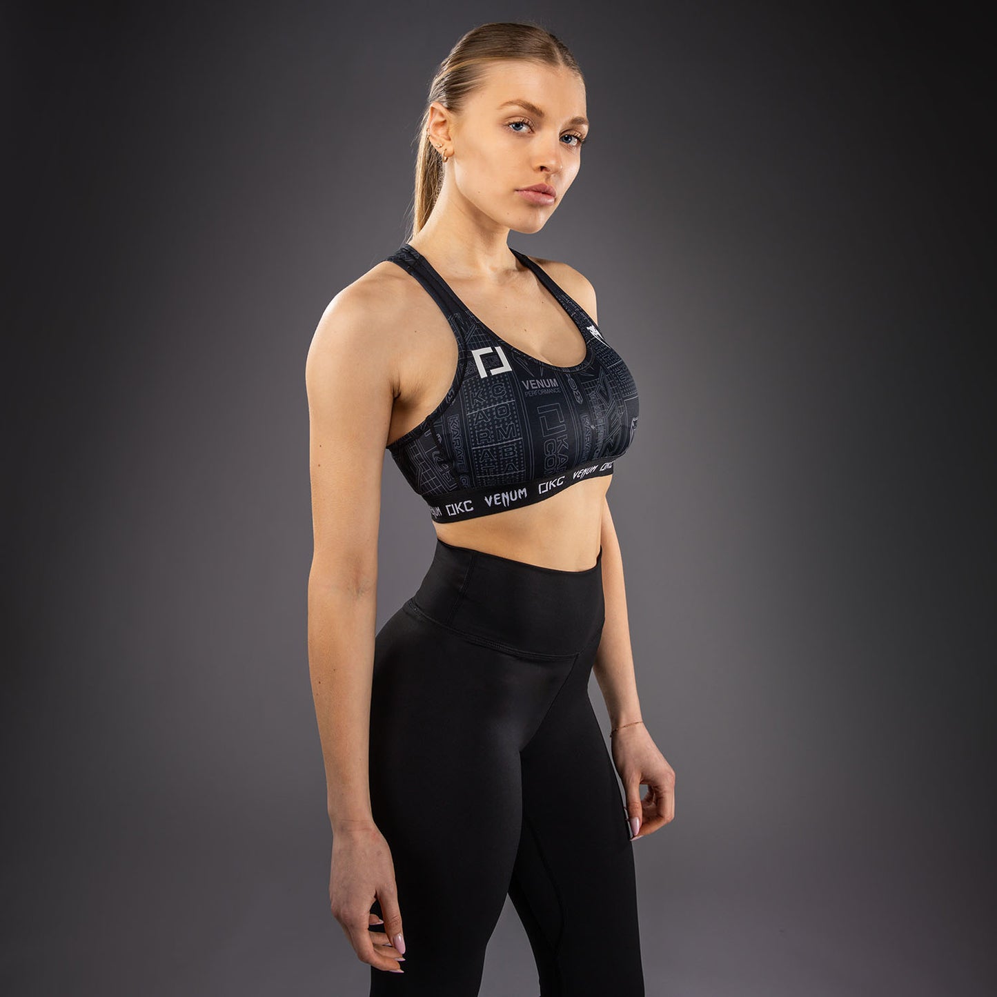 Karate Combat by Venum Reggiseno Sportivo – Nero/Grigio
