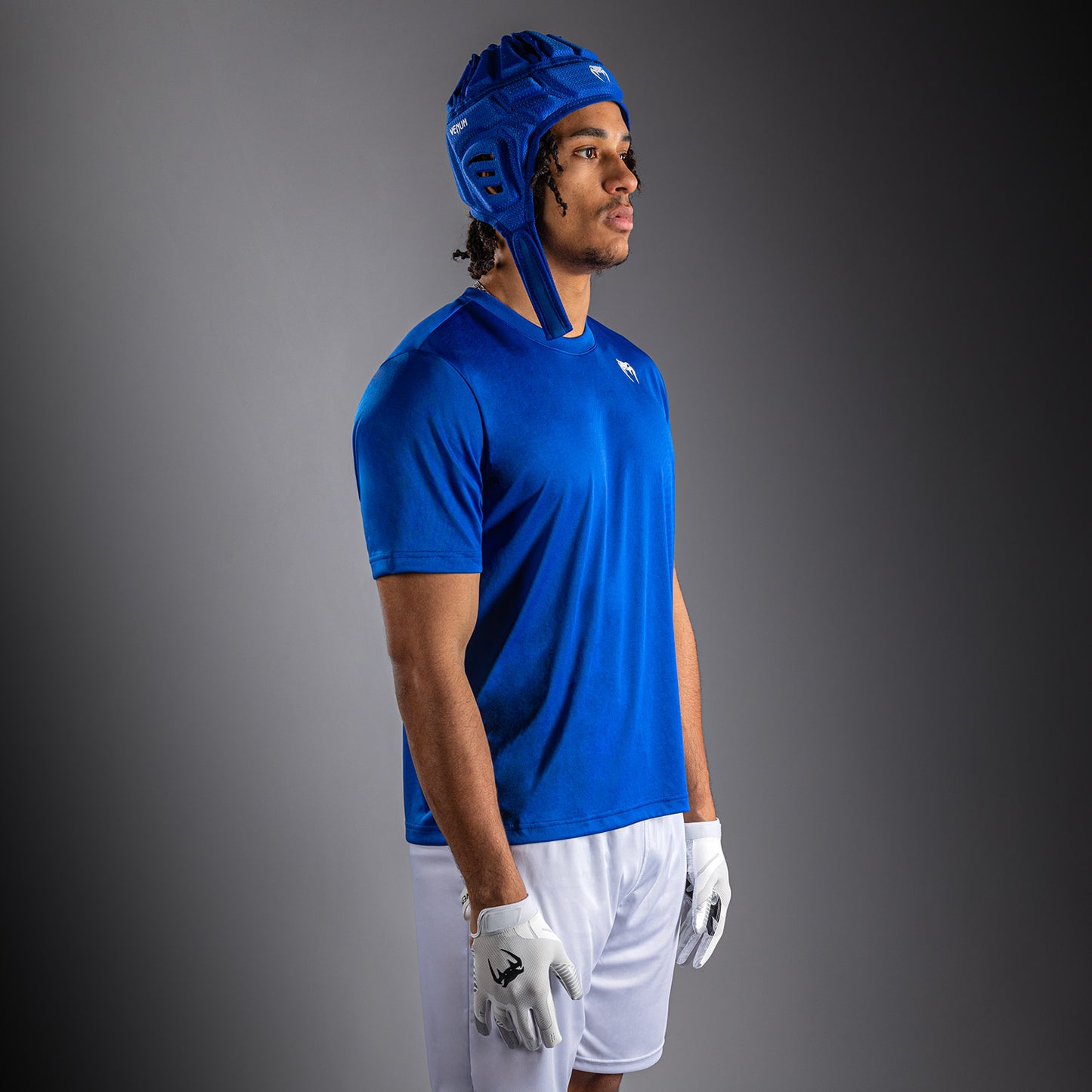 Venum Lineup Maglietta a Maniche Corte Performance - Blu Reale/Bianco