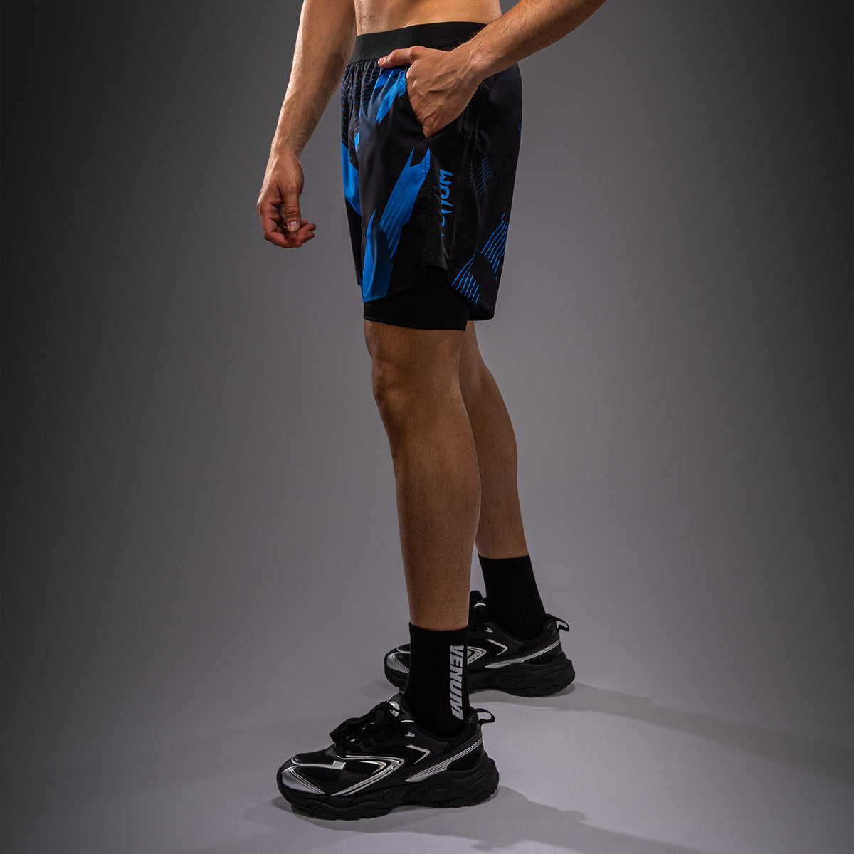 Venum No-Gi 6.0 Pantaloncini da Allenamento - Nero/Blu