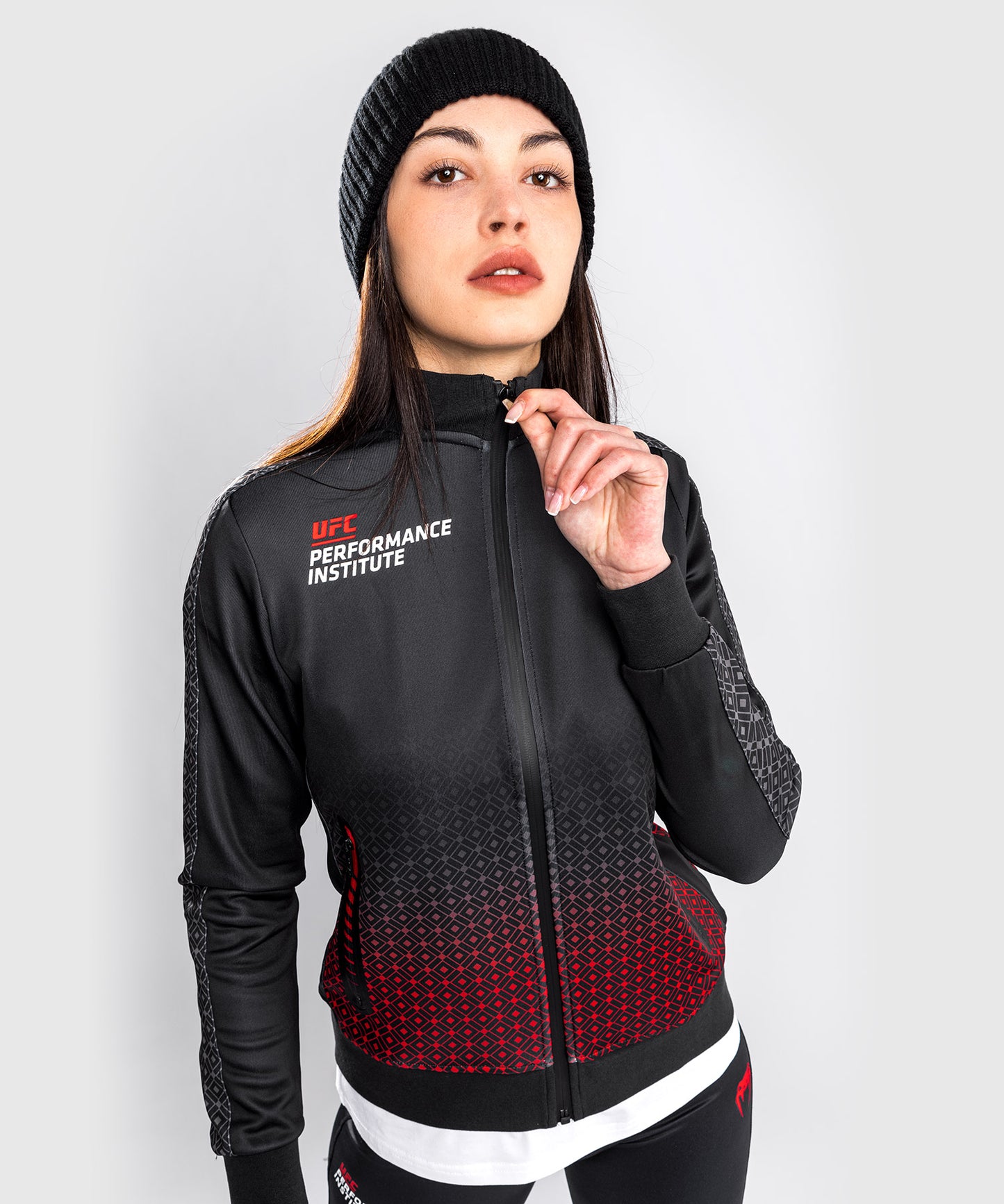 Giacca Venum UFC Performance Institute - Per Donna - Nero/Rosso