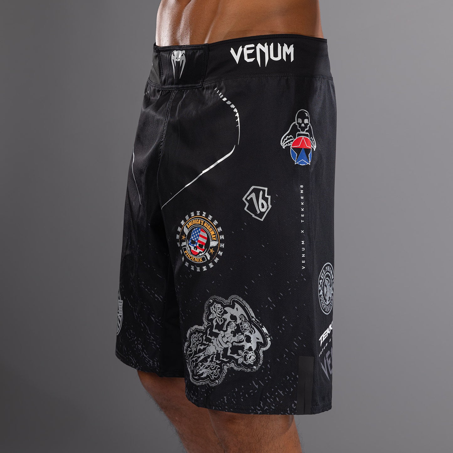 Venum x TEKKEN 8 - Paul Phoenix Pantaloni da Combattimento - Nero
