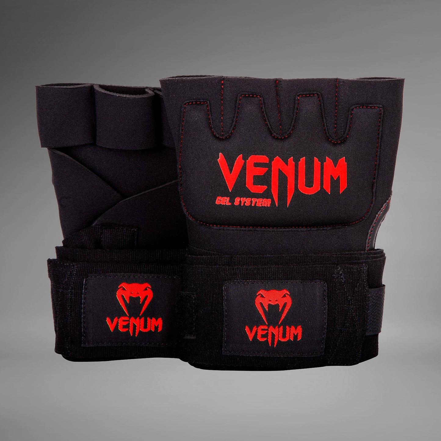 Venum Gel Kontact Impacchi di Guanto - Nero/Rosso