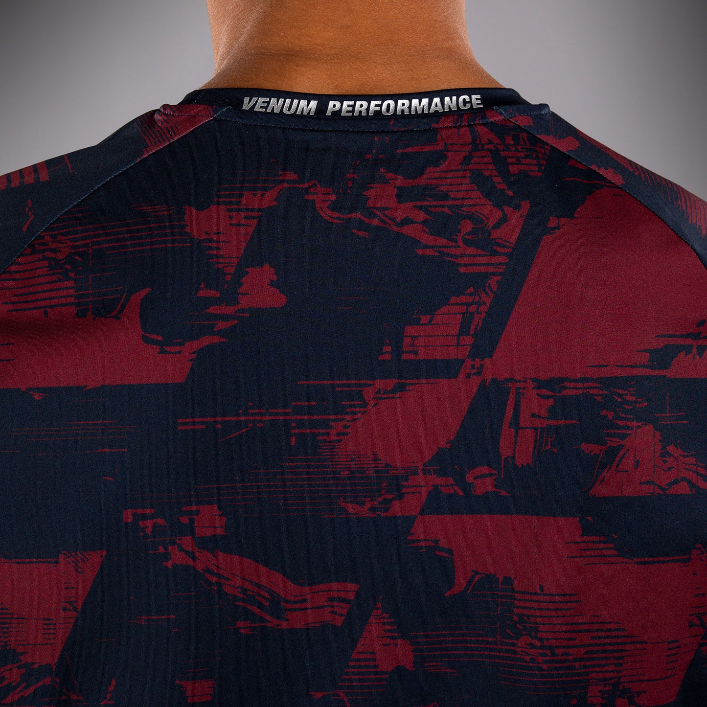 UFC Zenith by Venum Authentic Fight Week T-shirt maniche corte Performance Uomo - Blu navy/Bordeaux/Argento