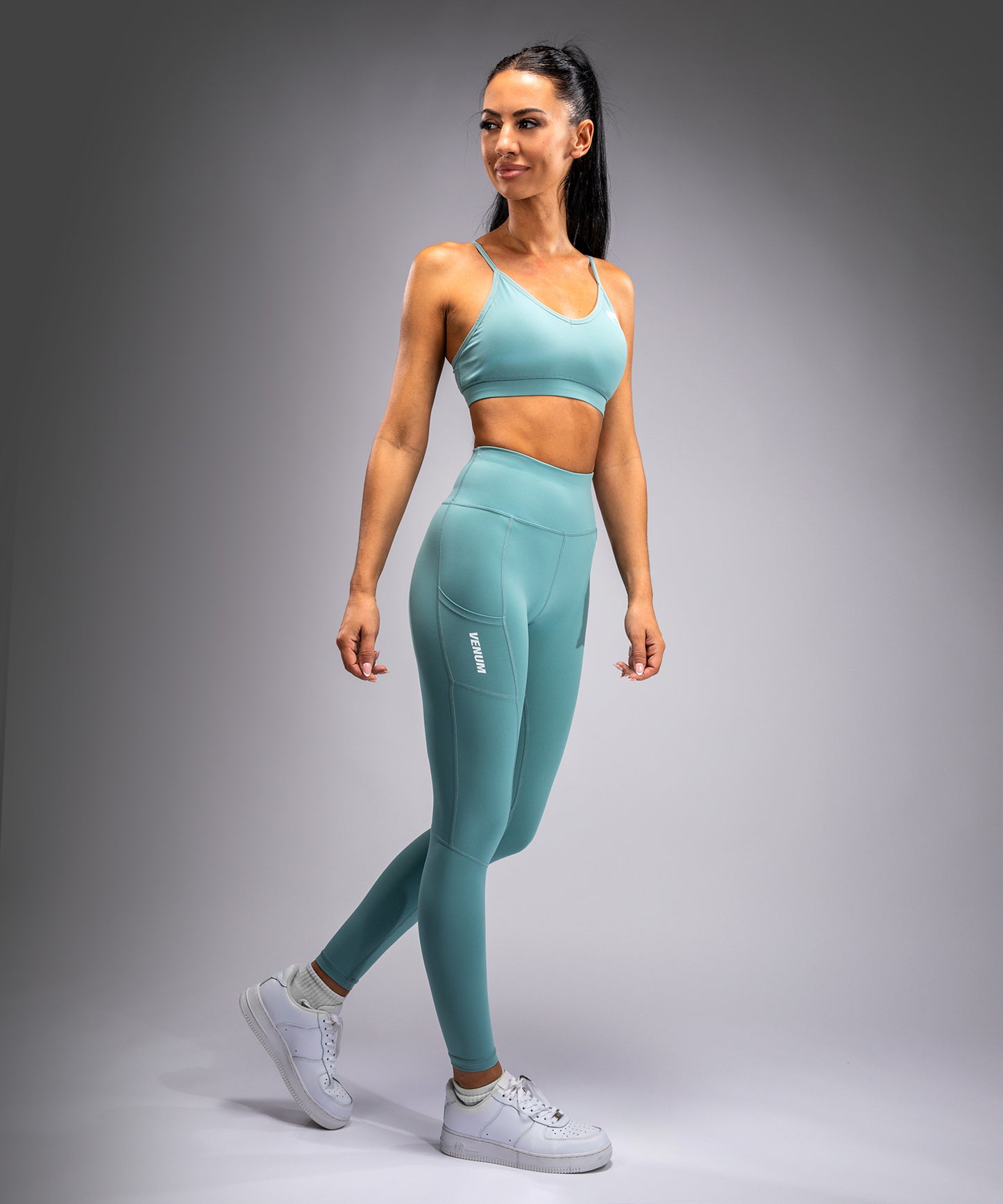 Venum Essential Performance Leggings da Donna - Verde Acqua