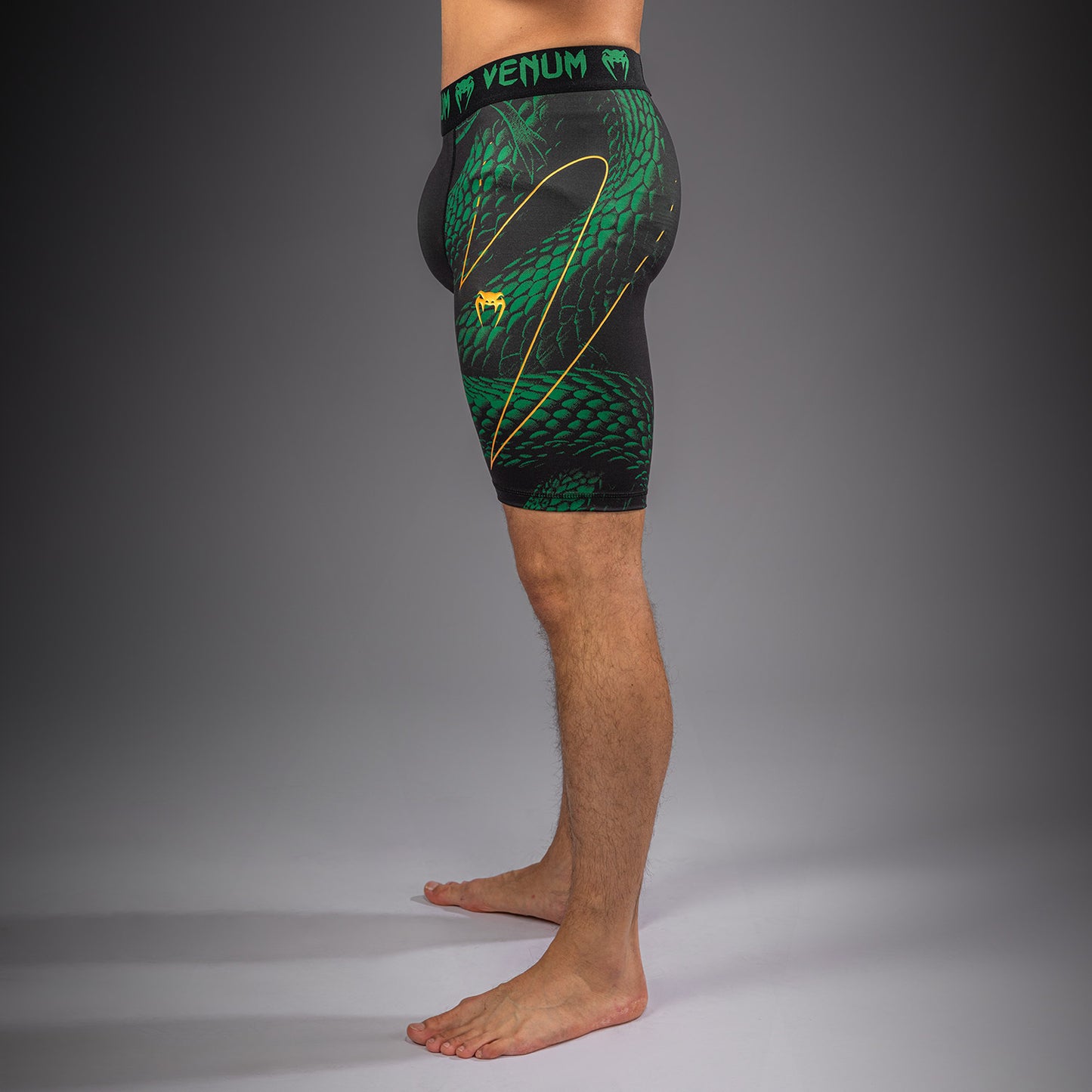 Venum Matupa Pantaloncini a Compressione - Nero/Verde/Oro