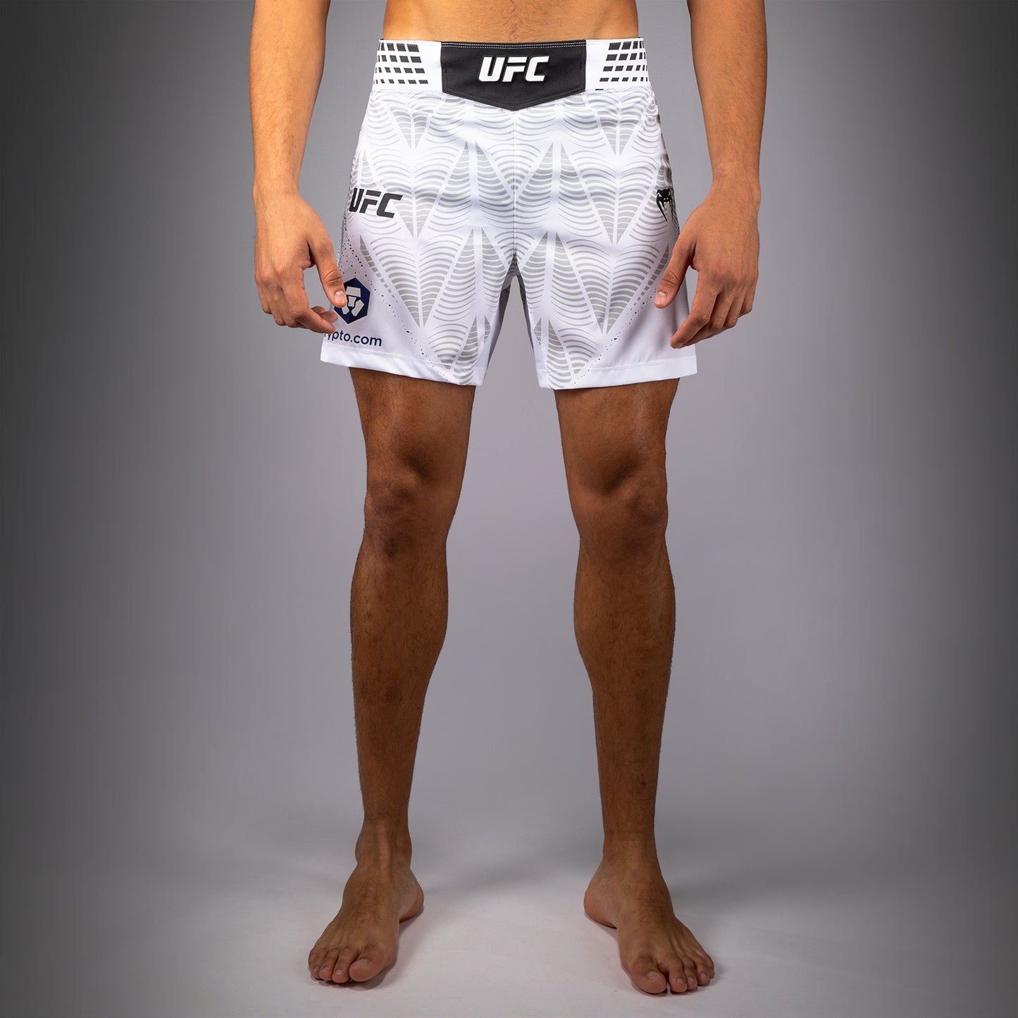 UFC Zenith by Venum Authentic Fight Night Pantaloncini da combattimento Fit corto Uomo Personalizzato - Bianco