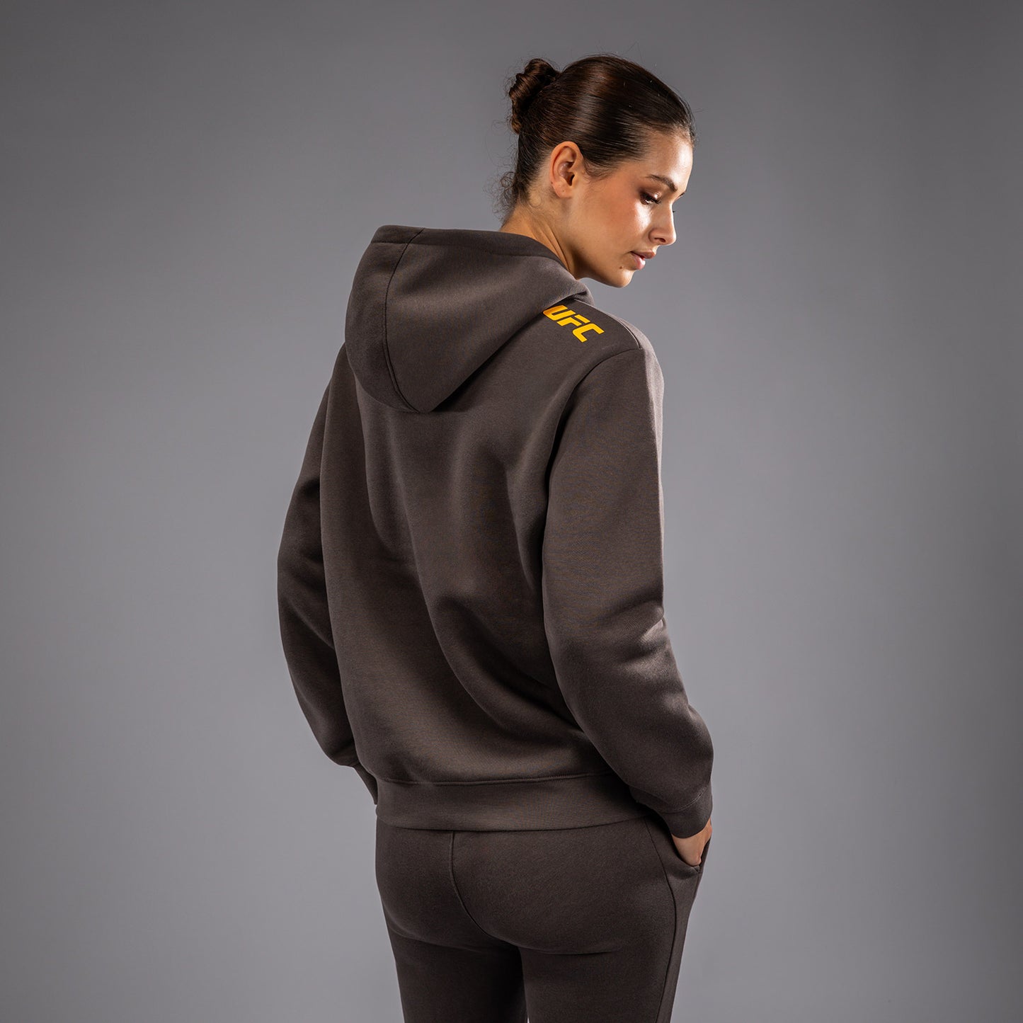 UFC Fusion by Venum Fight Week Felpa con Cappuccio per Donna - Marrone terra