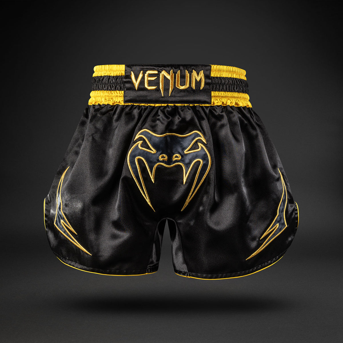 Venum Bangkok Fury Pantaloncini da Muay Thai - Nero/Oro