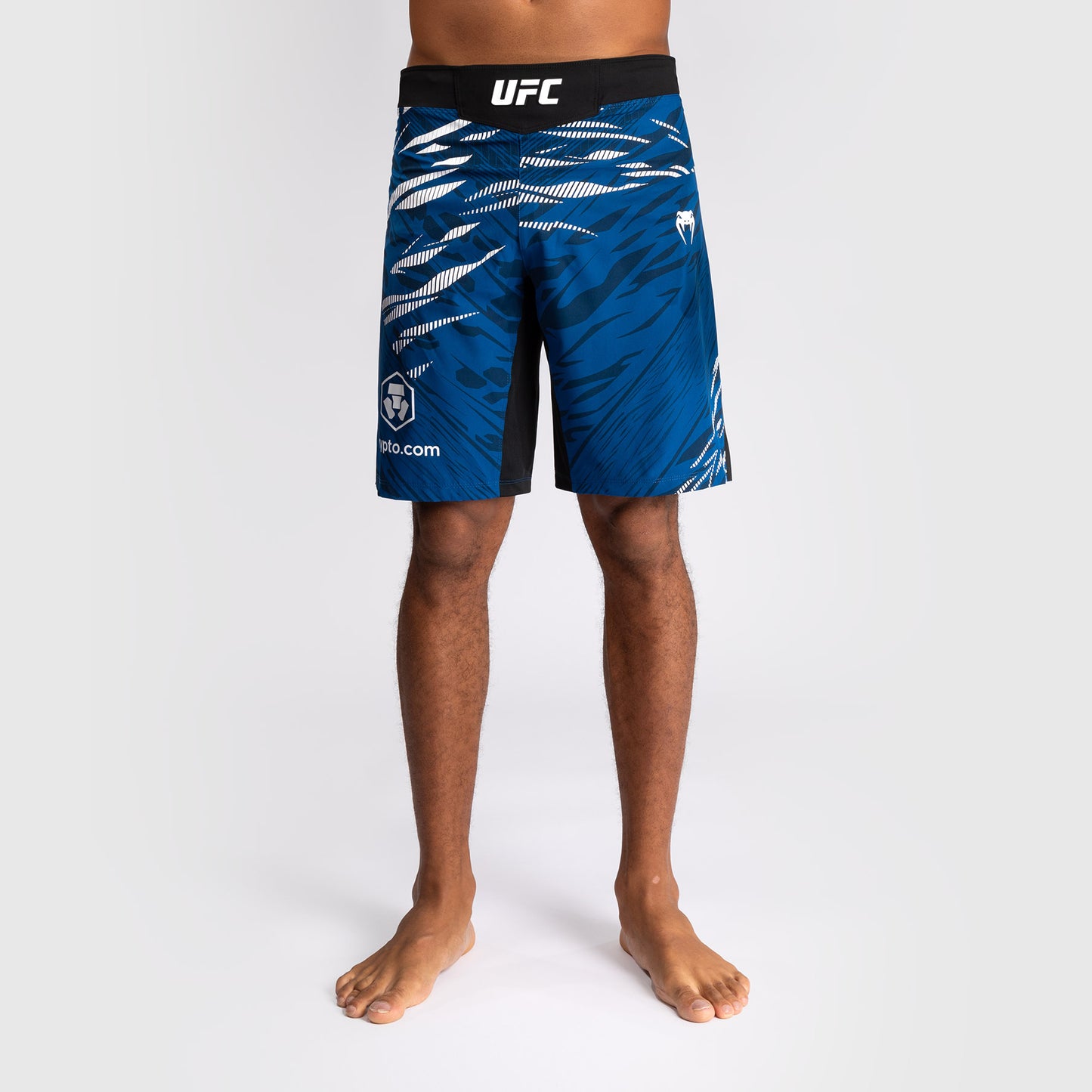 UFC Fusion by Venum Personalizzati Authentic Fight Night Shorts da Lotta per Uomo - Fit Largo - Blu