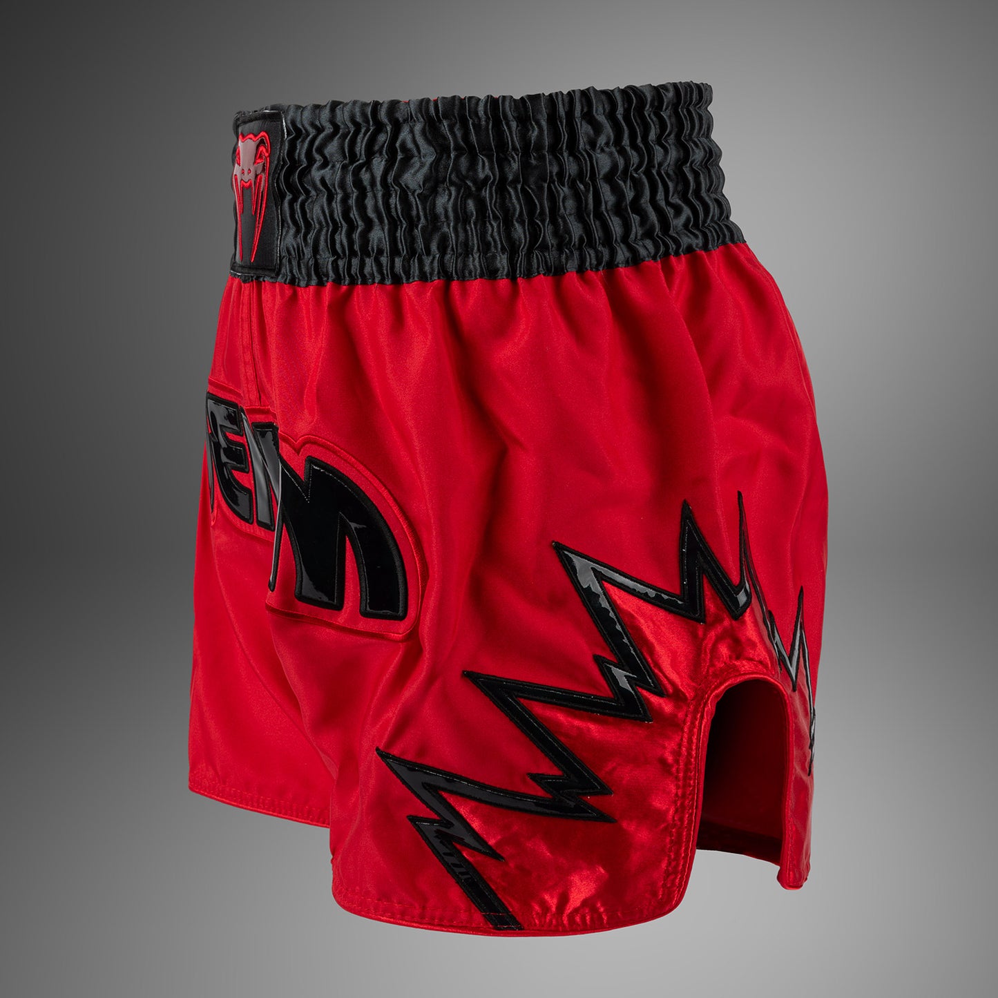 Venum Inferno Pantaloni Muay Thai - Rosso/Grigio Carbone/Nero