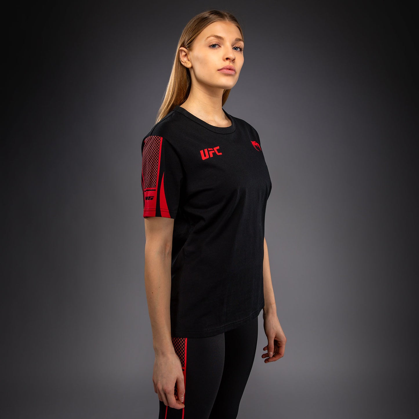 Venum UFC Unity by Venum Authentic Fight Week T-shirt a Maniche Corte da Donna - Nero