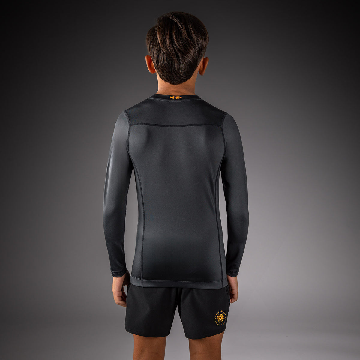 Venum Attack Rashguard a maniche lunghe per bambini - Nero/Oro