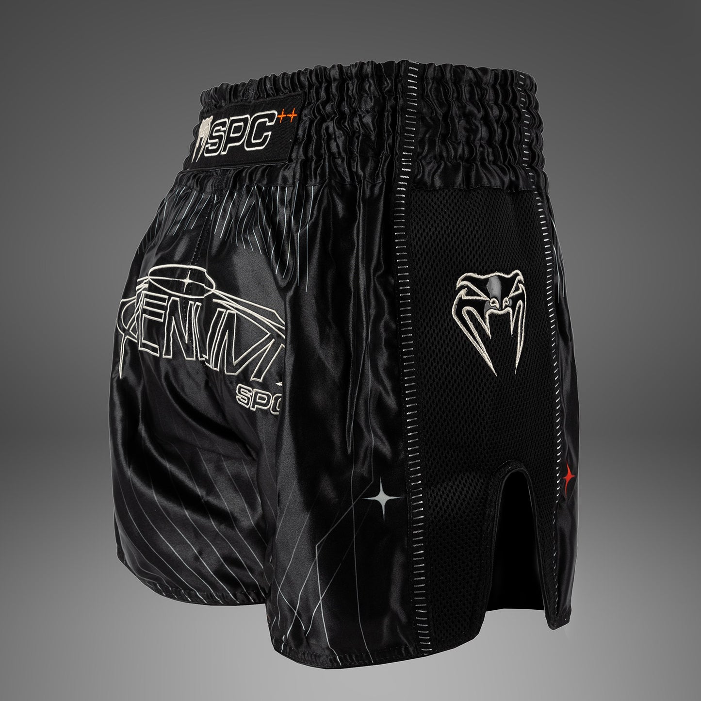 Venum Eclipse Pantaloncini Muay Thai – Nero/Avorio