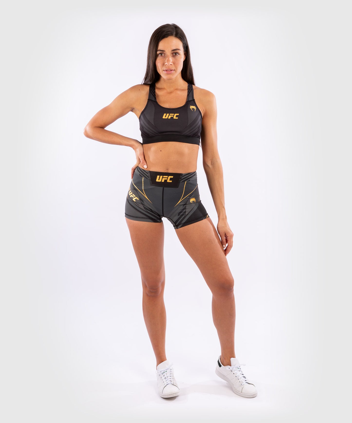 Pantaloncini da Vale Tudo Donna UFC Venum Authentic Fight Night - Vestibilità Corta - Campione