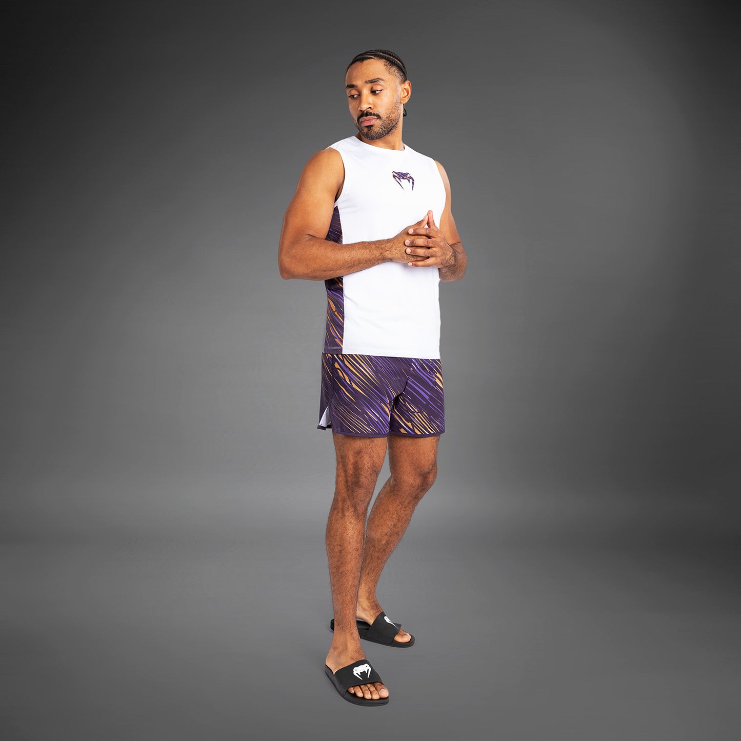 Venum Rapid Canotta da uomo - Bianco/viola scuro