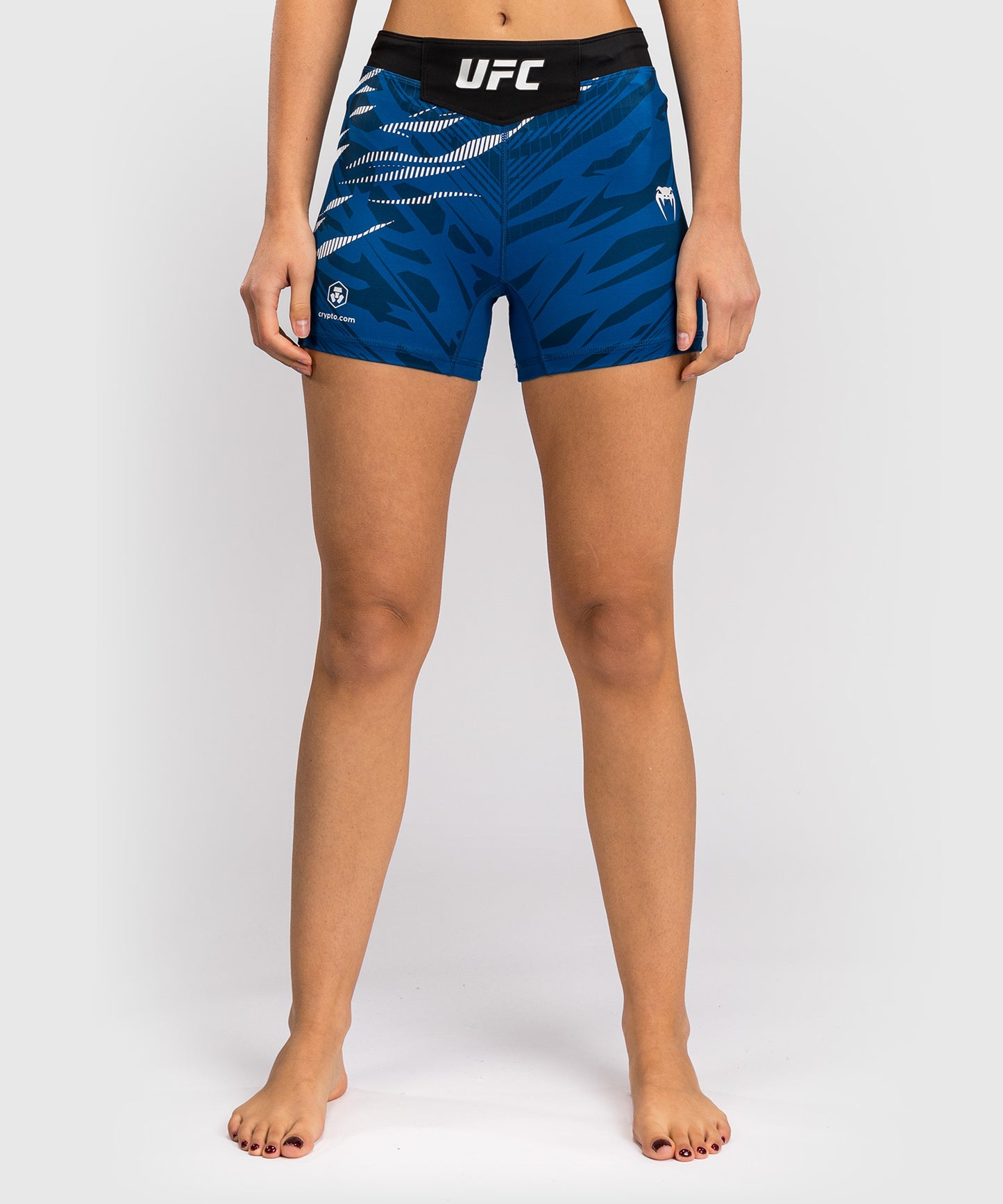 UFC Fusion by Venum Authentic Fight Night Vale Tudo Shorts per Donna - Fit Corto - Blu