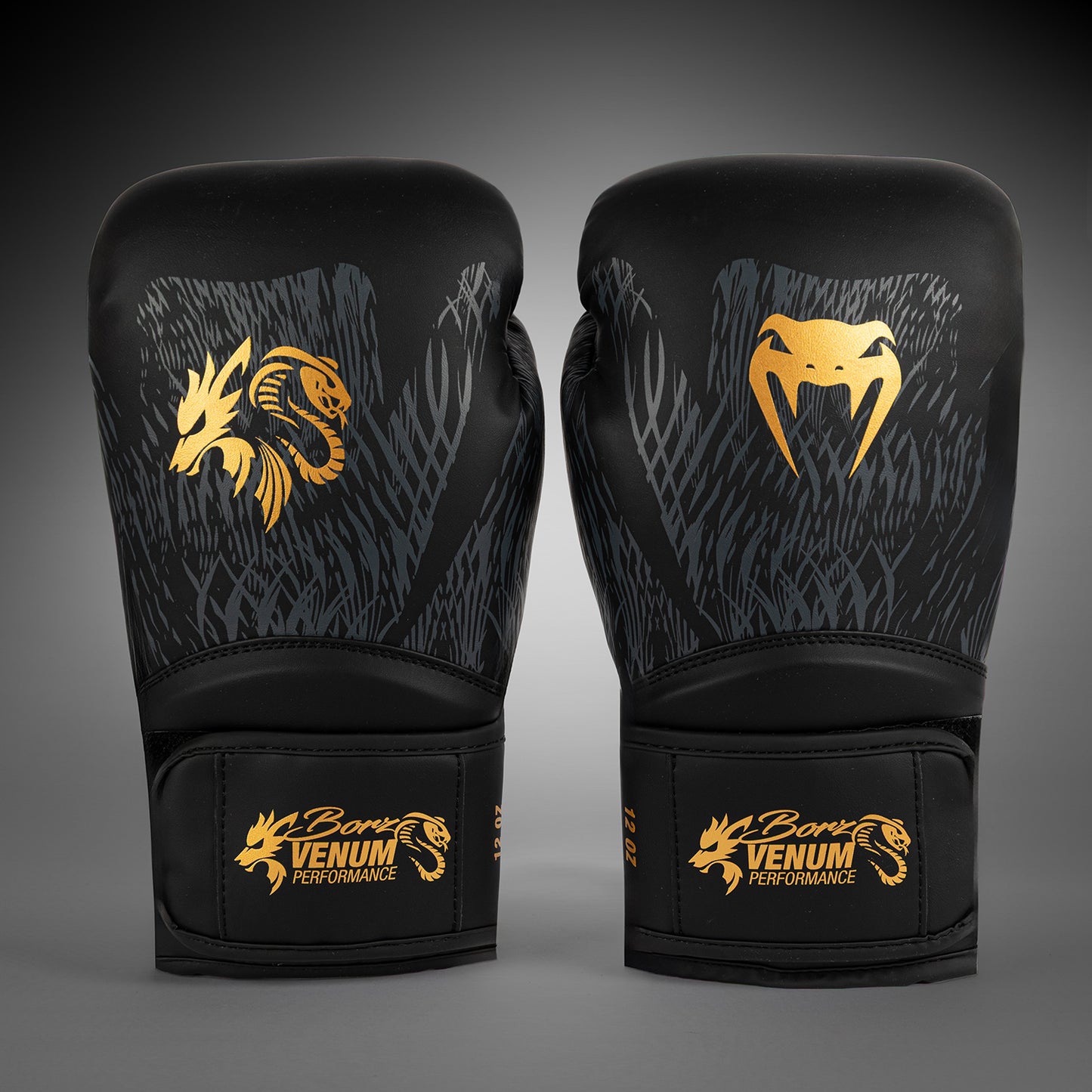 Venum x Chimaev Guanti da Boxe - Nero/Grigio