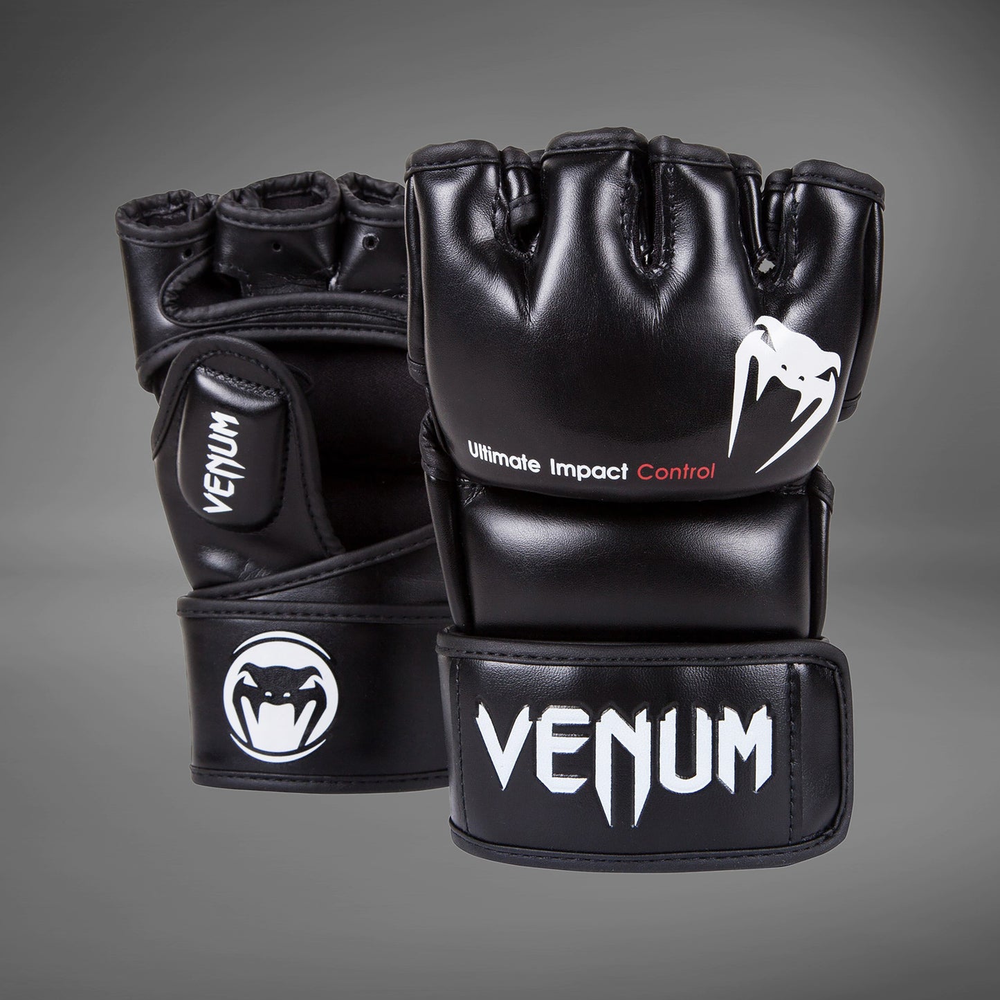 Venum Impact Skintex Guantoni da MMA - Nero