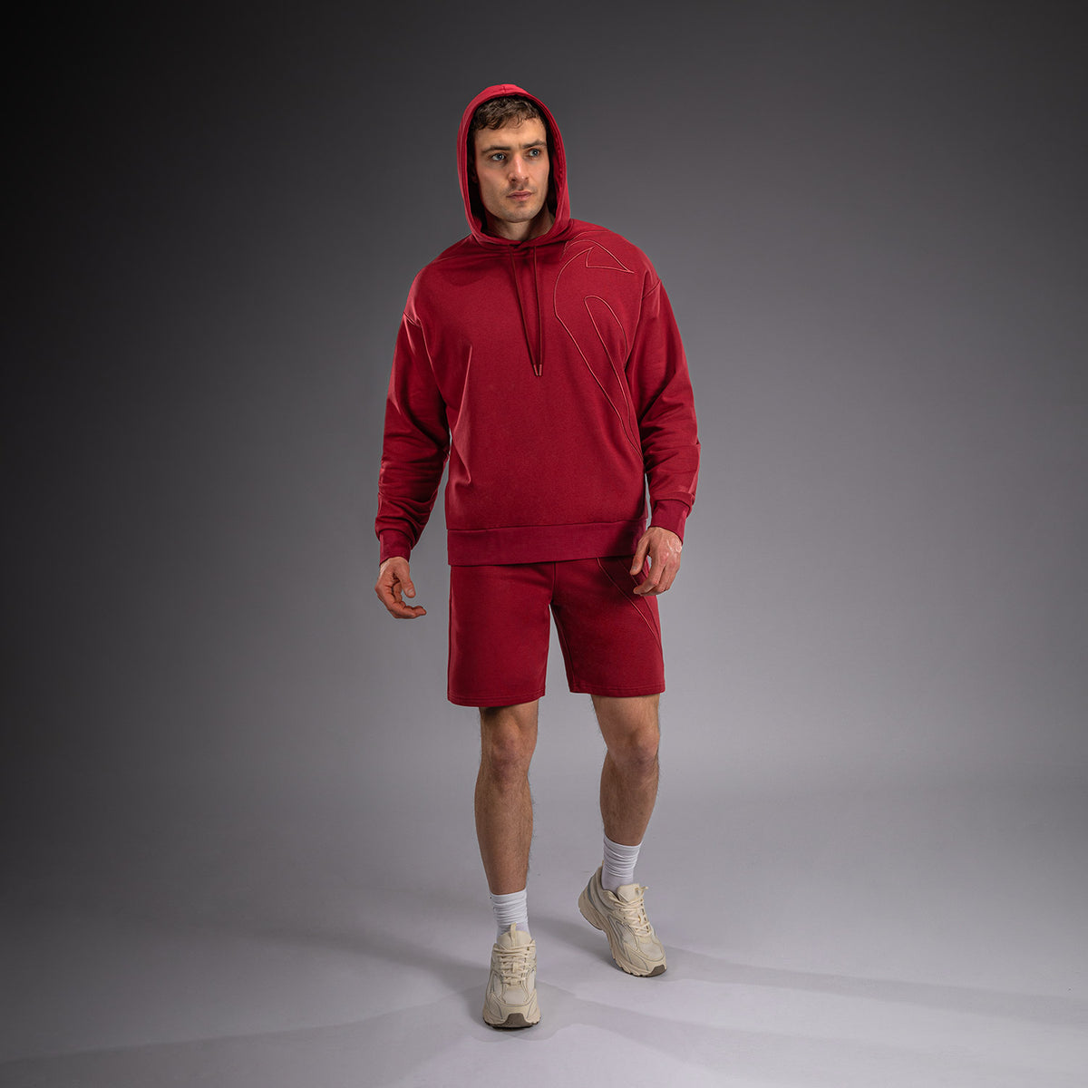 Venum Giant 3D Felpa con Cappuccio - Rosso