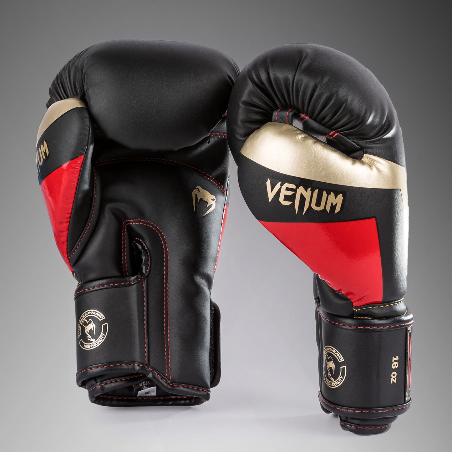 Venum Elite Guantoni da boxe - Nero/Oro/Rosso