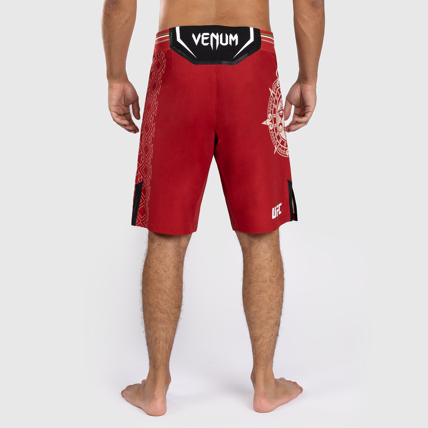 Noche UFC by Venum Authentic Fight Night Pantaloncini da combattimento da uomo - Taglio lungo - Rossi