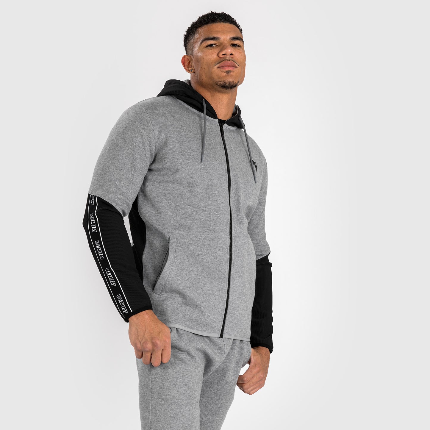 Venum Contender 4.0 Felpa con cappuccio da uomo - Grigio scuro/Nero