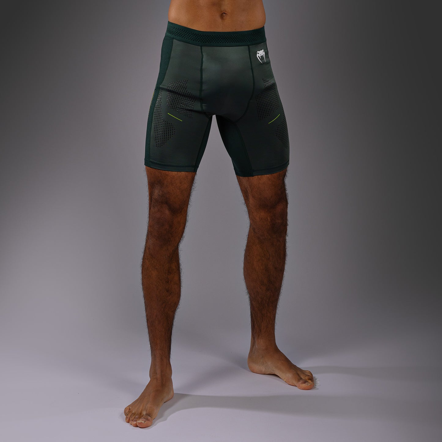 Venum Technical 3.0 Pantaloncini a compressione - Verde Foresta