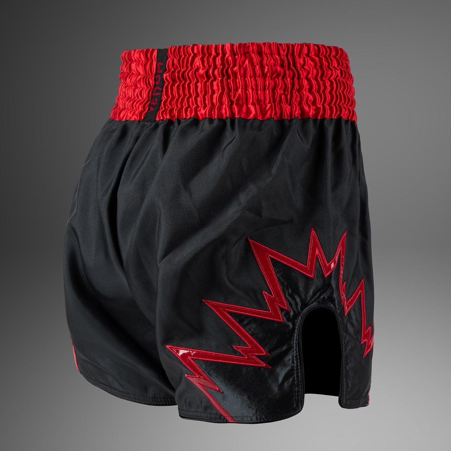 Venum Inferno Pantaloni Muay Thai - Grigio Carbone/Rosso