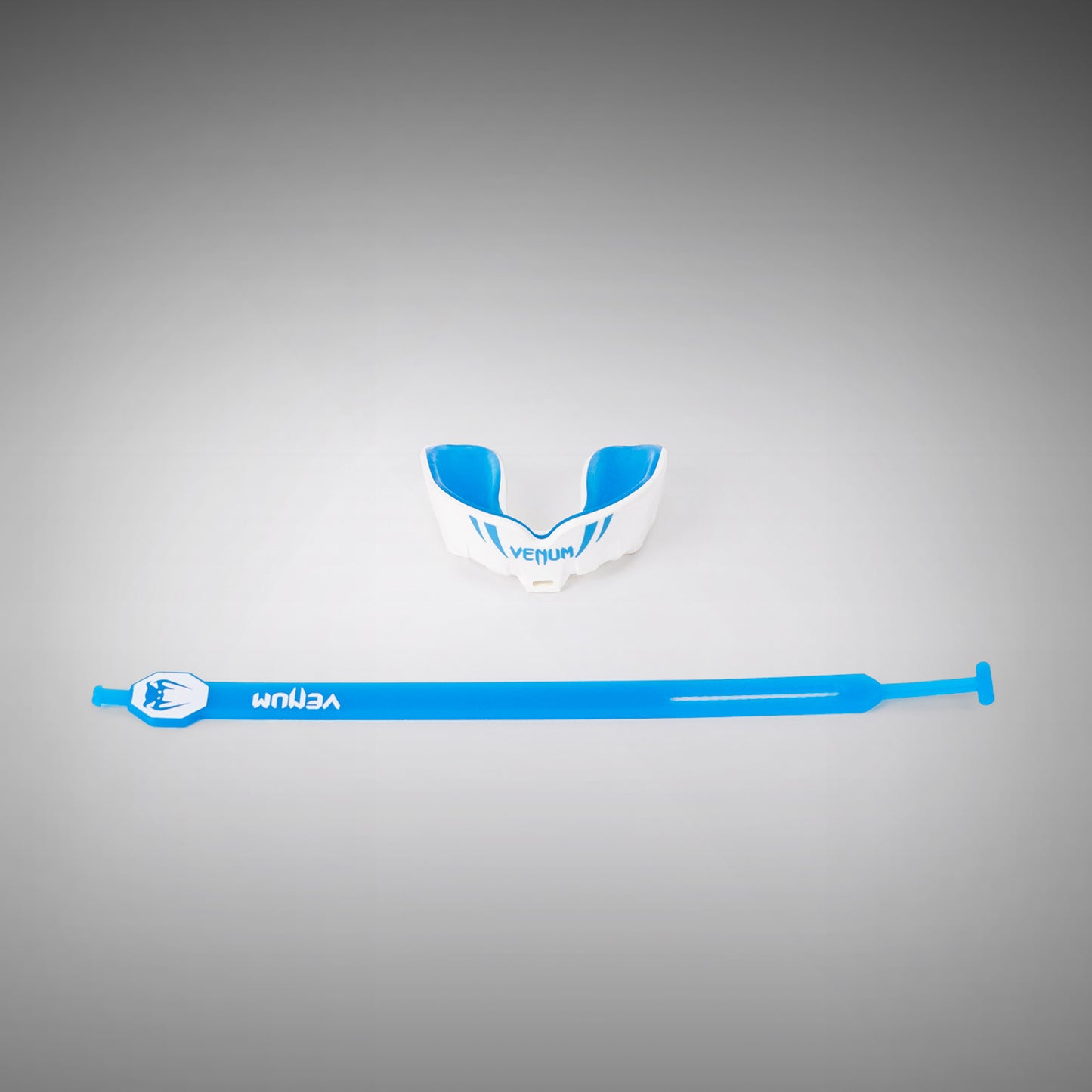 Venum Challenger Paradenti per Bambini con cinghia/senza cinghia - Bianco/Blu