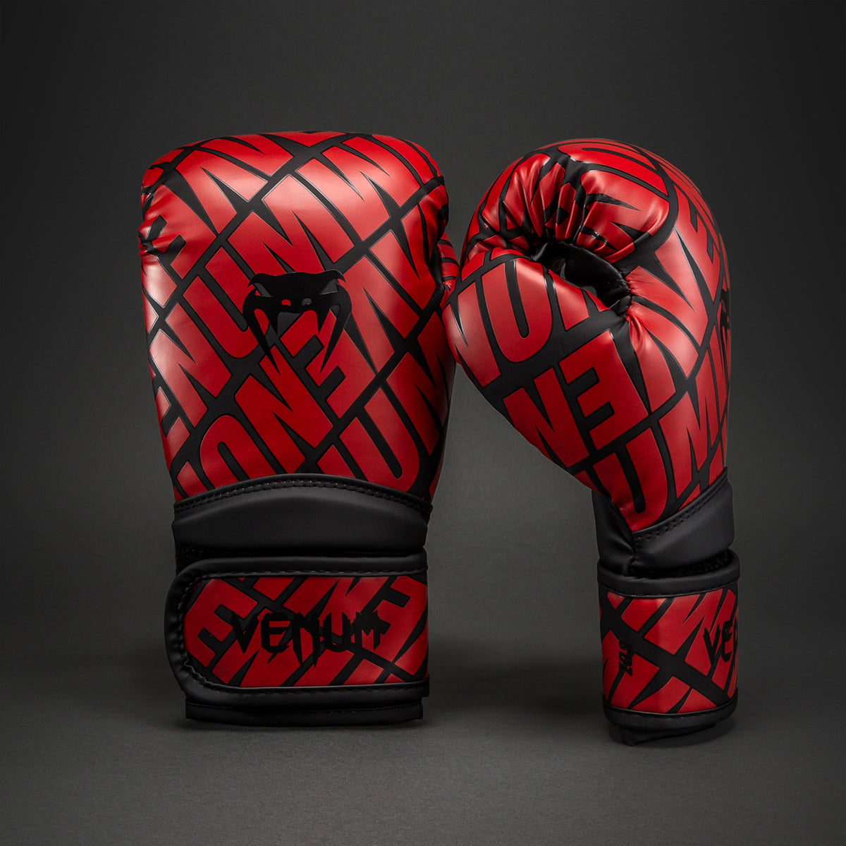 Venum Contender 1.5 XT 3D Guantoni da Boxe per Bambini - Nero/Rosso
