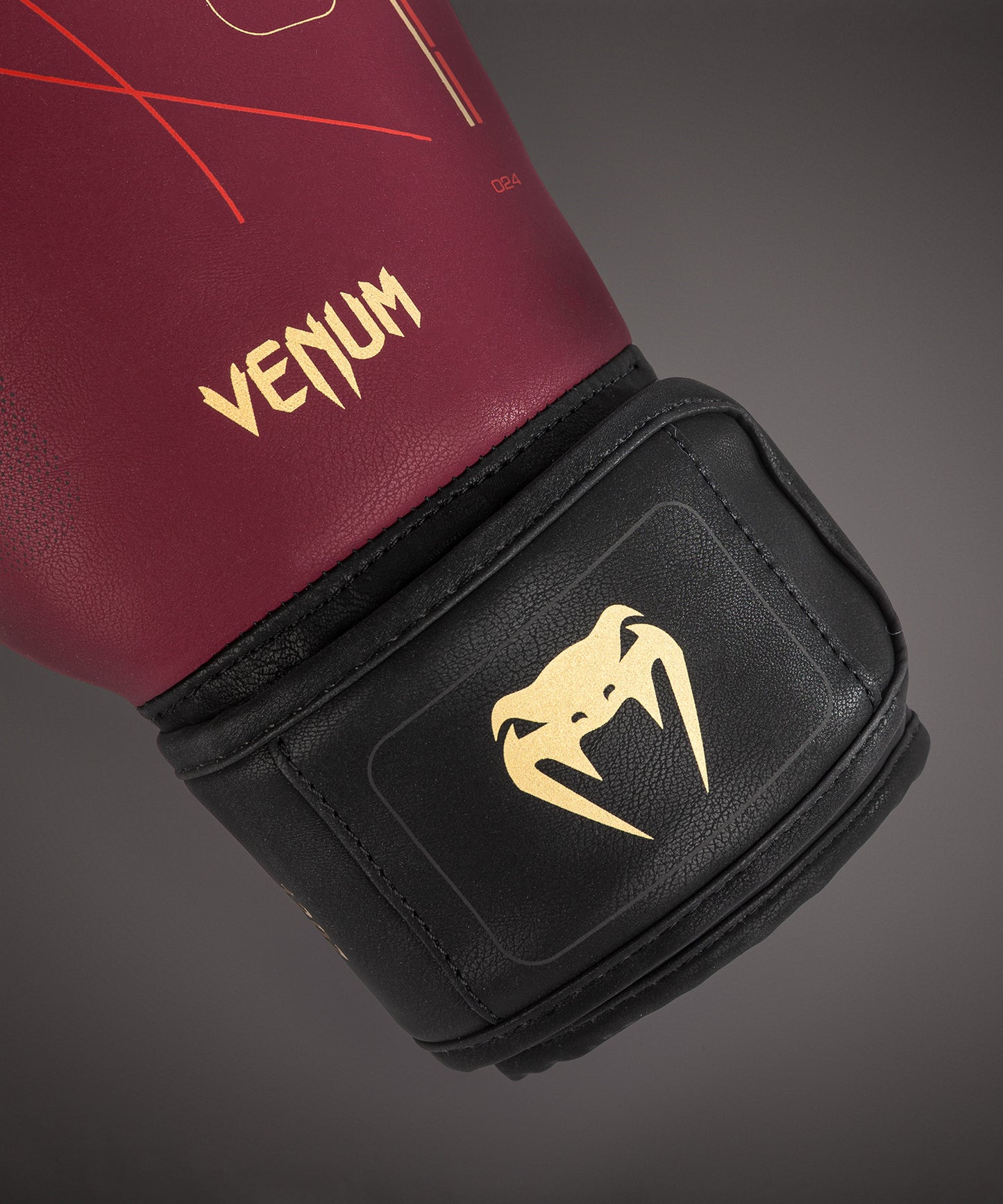 Venum Tactical XT Guantoni da boxe - Nero/Borgogna/Oro