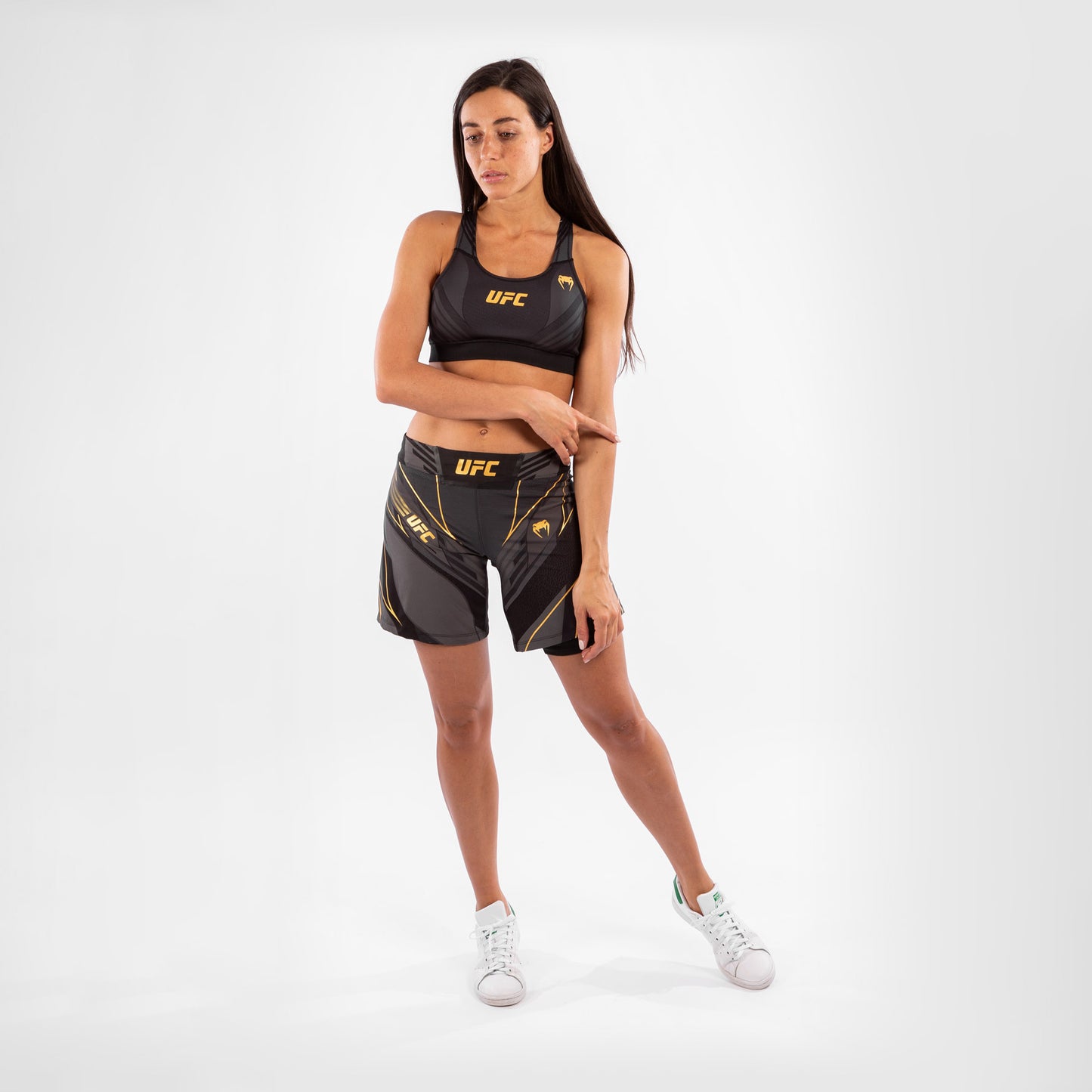 Fightshorts Donna UFC Venum Authentic Fight Night - Vestibilità Lunga - Campione