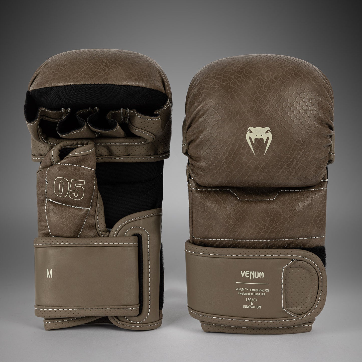 Venum Impact Evo Scales Guanti da MMA per Allenamento – Marrone